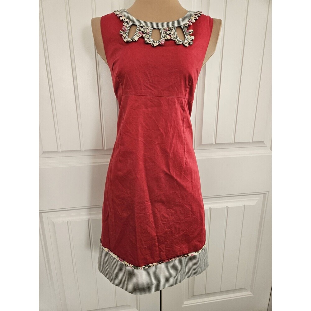 Richard Malcolm Cotton Blend Dress Size 4 Classic And Stunning